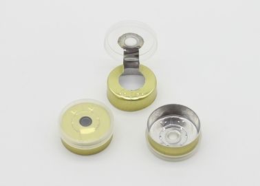 guarnizioni di alluminio dorate trasparenti della fiala di 20mm, guarnizioni di alluminio medicinali della piegatura
