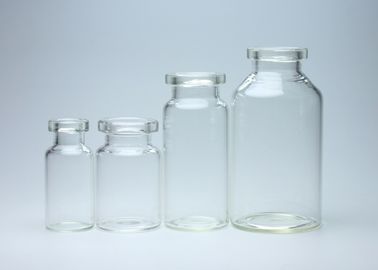 Contenitore di vetro tubolare della fiala chiaro/della medicina collo vuoto trasparente della piegatura