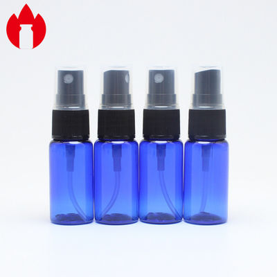 Bottiglia di plastica vuota con tappo a vite blu  dello spruzzo di 15ml 0.5oz
