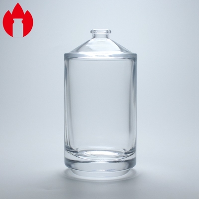 Stampa di bottiglie di vetro da profumo arrotondate trasparenti da 100 ml
