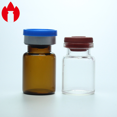 5ml farmaceutici fiale di vetro liofilizzazione ambrata di mini o eliminano con il cappuccio