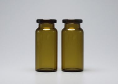 Fiala di vetro tubolare iniettabile color ambra da 15 ml