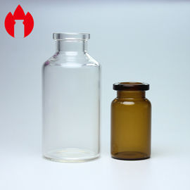 Flaconcino di vetro tubolare con copertura di crimp