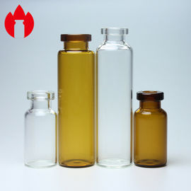 Fiale per tubo di vetro con tappo a crimpare per iniezione medicinale standard GMP 2 ml 5 ml 10 ml