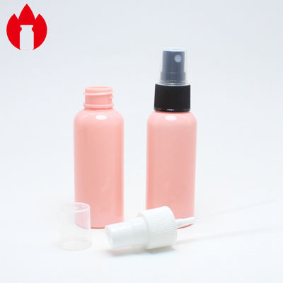 bottiglia liquida di plastica dello spruzzo dell'ANIMALE DOMESTICO rosa di colore 50ml