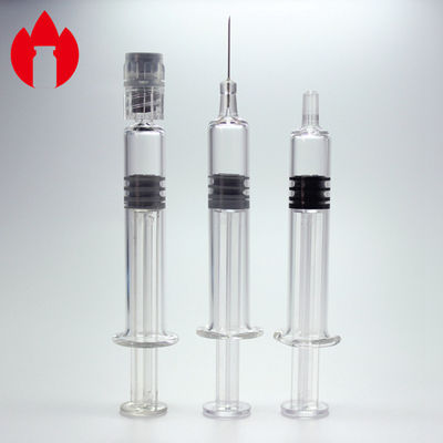 5,0 il vetro borosilicato della persona neutrale ha precompilato la capacità delle siringhe 2.25ml per medico