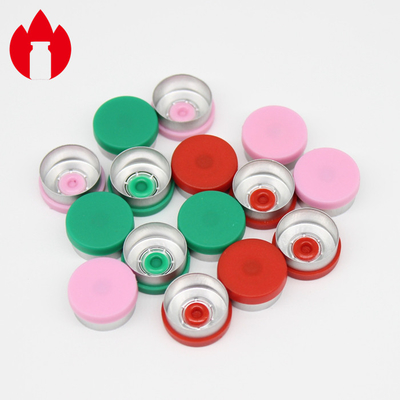 Cappuccio di copertura in plastica alluminio monouso farmaceutico colorato piano da 13 mm