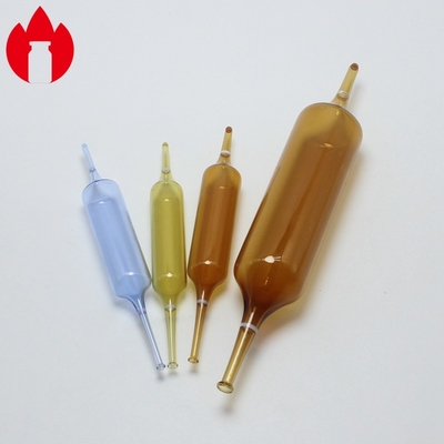 Ampolata di vetro 1ml-20ml Ampolata di vetro per iniezioni vuota, chiara o ambra
