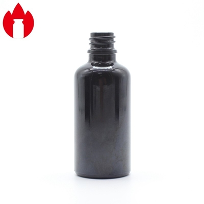 Fiale con tappo a vite in vetro nero per olio essenziale da 50 ml per cosmetici
