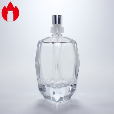 Bottiglia di vetro per profumi cosmetici personalizzata con pompa spray