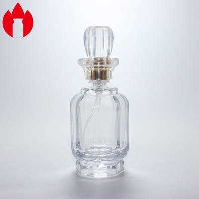 Bottiglia di vetro per profumi cosmetici personalizzata con pompa spray