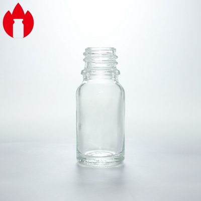 Bottiglia di vetro per olio essenziale cosmetico trasparente 10 ml