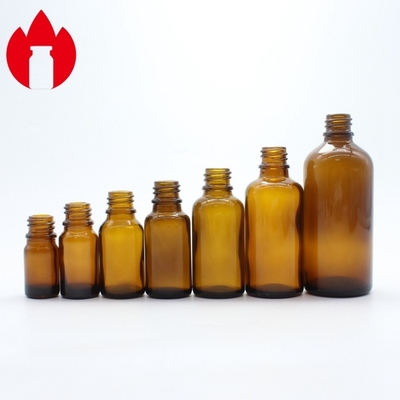 Bottiglia in vetro per olio essenziale cosmetico personalizzata da 5 ml a 100 ml con tappo per gocciolante