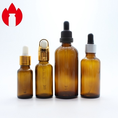 Flacone di vetro per olio essenziale cosmetico vuoto
