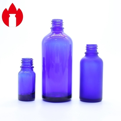 Bottiglia in vetro per olio essenziale cosmetico personalizzata da 5 ml a 100 ml con tappo per gocciolante