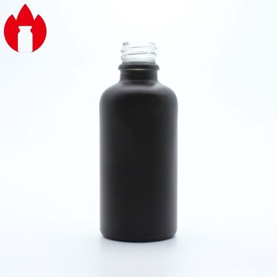 50ml Bottiglia di vetro ambrato trasparente blu verde per olio essenziale cosmetico
