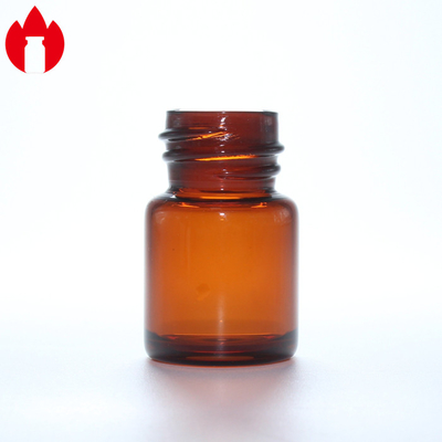 Flaconcino di vetro per collo a vite da 5 ml con tappo in alluminio
