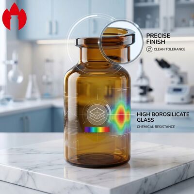 GMP CE ISO Certified Pharma Glass Bottle Vial