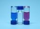 bottiglia di vetro con tappo a vite cromatografica trasparente 1.5ml con i cappucci di plastica