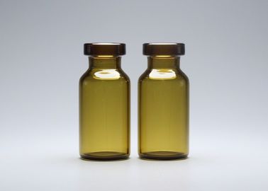 Flaconcino per iniezione a tubo di vetro trasparente e ambra da 3 ml.