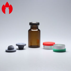 Flacone in vetro sodico-calcico marrone da 2 ml per uso farmaceutico