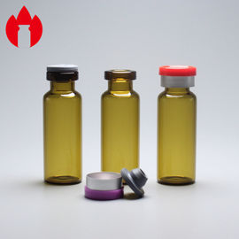 imballaggio basso della fiala del vetro borosilicato della farmacia del collo della piegatura di 4ml Brown