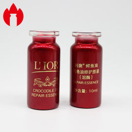 La bottiglia di vetro della fiala cosmetica 1-50ml ha personalizzato la dimensione con la stampa della timbratura di /Hot