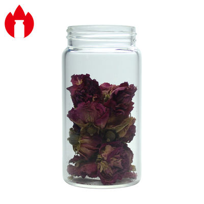 contenitore del barattolo della bottiglia di vetro borosilicato dell'ampia bocca di 50ml 100ml 150ml alto