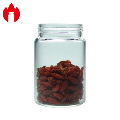 contenitore del barattolo della bottiglia di vetro borosilicato dell'ampia bocca di 50ml 100ml 150ml alto