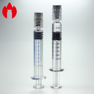 serratura neutrale di Luer della siringa del vetro borosilicato 2.25ml per medico e cosmetico