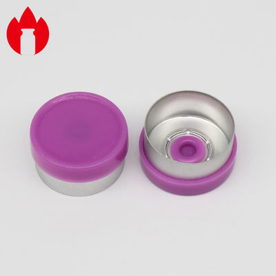 cappucci di vetro farmaceutici della fiala dell'iniezione regolare porpora della flangia di 13mm