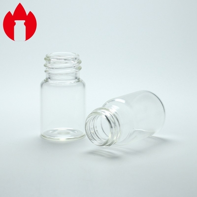 7ml rimuovono il mini contenitore infilato della fiala della bottiglia del vetro borosilicato superiore