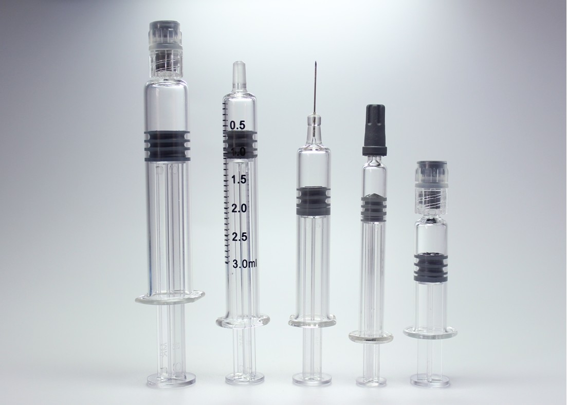 Siringa Vetro Da Laboratorio 1ml - 100ml Calibro Standard Iniettore Campionatore