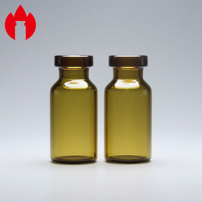 Fiale di vetro ambrato da 3 ml per uso farmaceutico