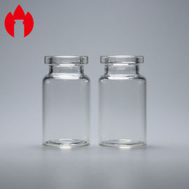 Customized 5ml Transparent Medicinal Borosilicate Glass Tube Vials