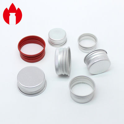 Round Shaped Aluminium Screw Caps 18mm 24mm 28mm With Multiple Color